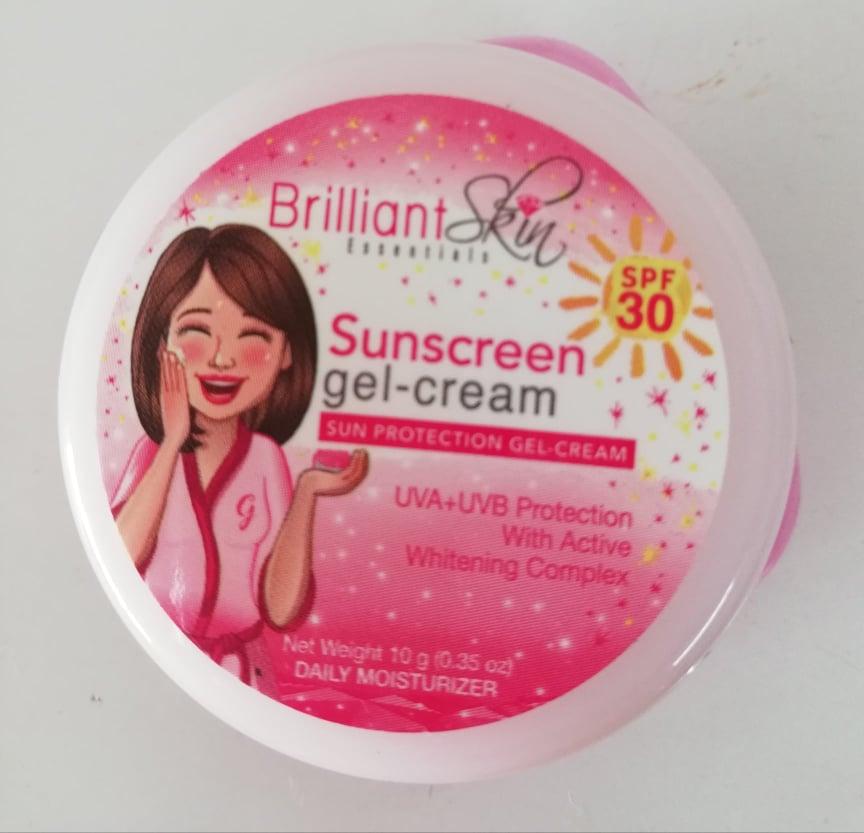 Brilliant Skin Sunscreen Gel Cream (SPF 30) 10g - Rejuvenating Sets