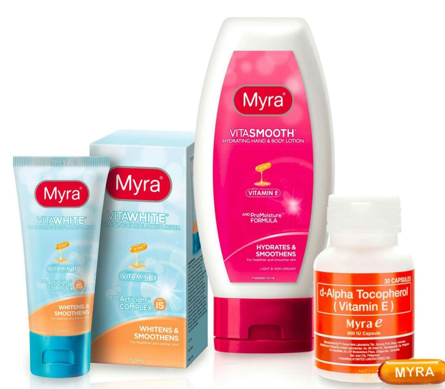 Myra E Capsules Myra Moisturizer Myra Lotion Rejuvenating Sets