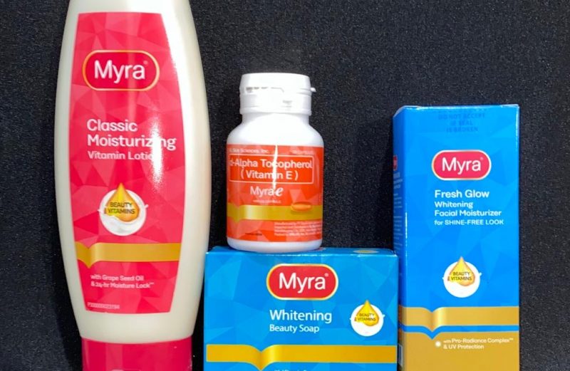 Myra e Capsules+Myra Moisturizer+Myra soap+Myra lotion