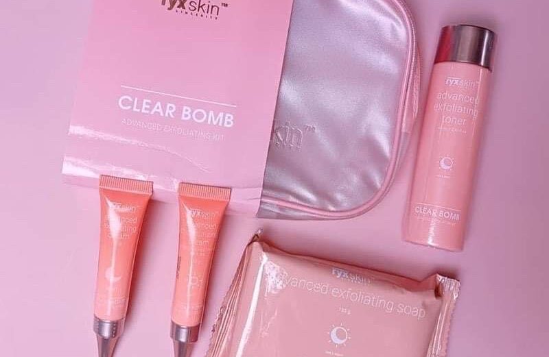 clear bomb exfoliating advanced kit (new package)