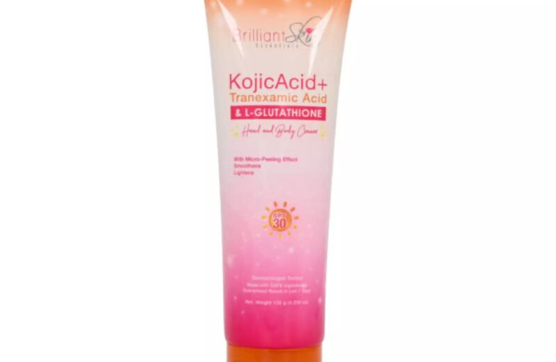 Brilliant Skin Kojic Acid + Tranexamic and L-Glutathione hand and body cream
