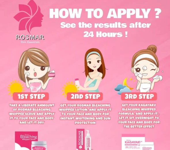 How to Use Rosmar KAGAYAKU Scrub, Lotion and Cream - Whitening