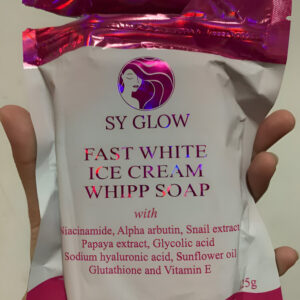 SY Glow Fast White Ice Cream Soap 125g