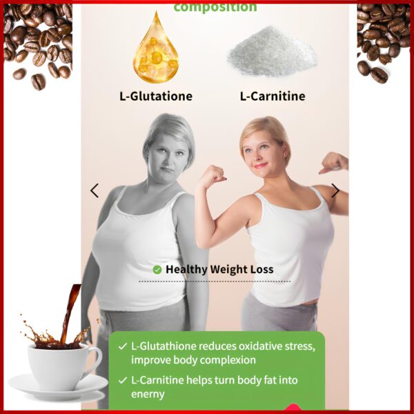 NUGEN BLOOM COLLAGEN COFFEE - before and after