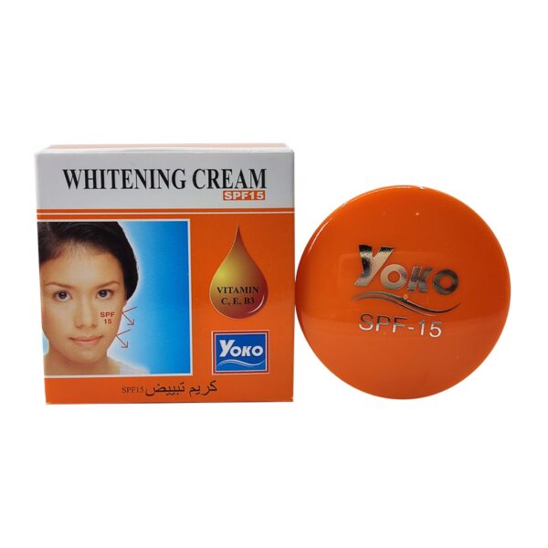 Yoko Whitening Cream SPF15 with Vitamins C,E,B3