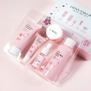 Laikou Japan Sakura Skincare Set – 5 Pcs