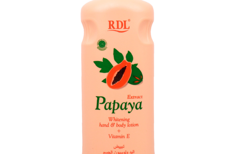 RDL Papaya Whitening Body Lotion with Vitamin E 600mL