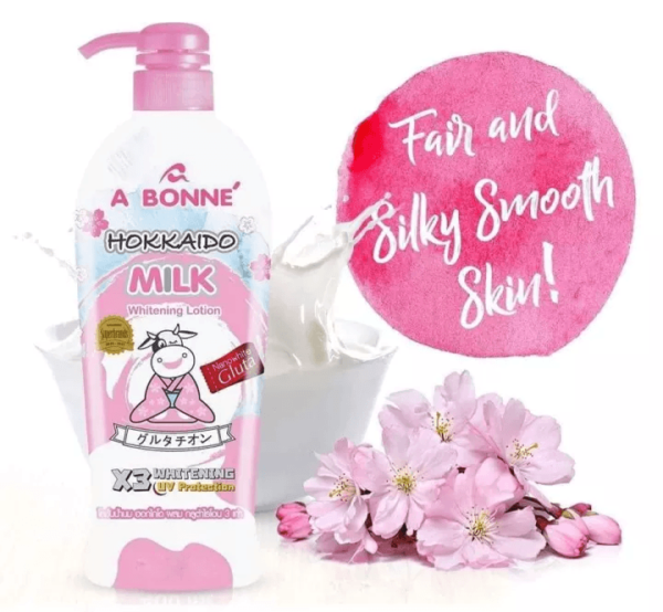 A Bonne Hokkaido Milk Whitening Lotion - 500ml - Pinoyhyper