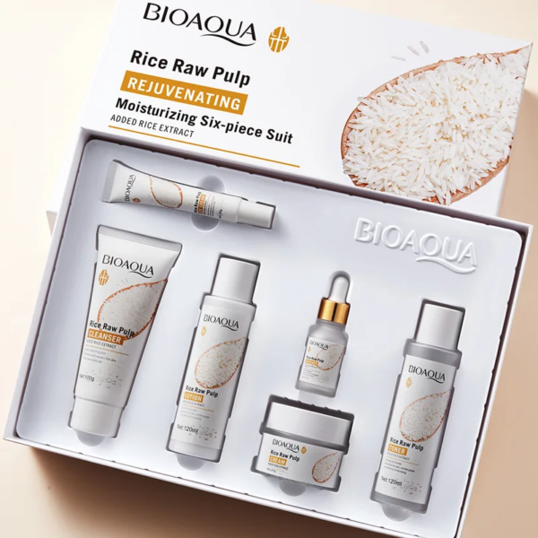 BIOAQUA Rice Raw Pulp Skin Care Rejuvenating Set