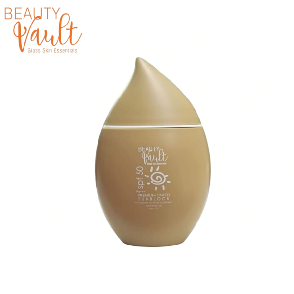 Beauty Vault Premium Tinted Sunblock SPF50 - 50g