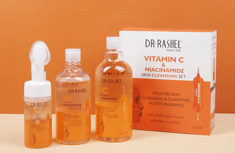 Dr.Rashel Vitamin C & Niacinamide Skin Cleaning Set - Pinoyhyper