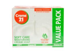 Creme 21 Soft Care Moisturizing Soap 4x125g