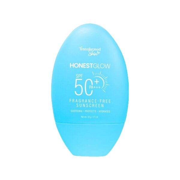 Honest Glow Fragrance Free Sunscreen SPF50 PA+++ - 50g - Pinoyhyper