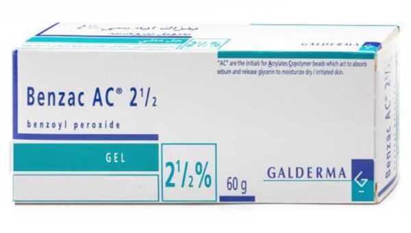 BENZAC AC 2.5% GEL 60 GM