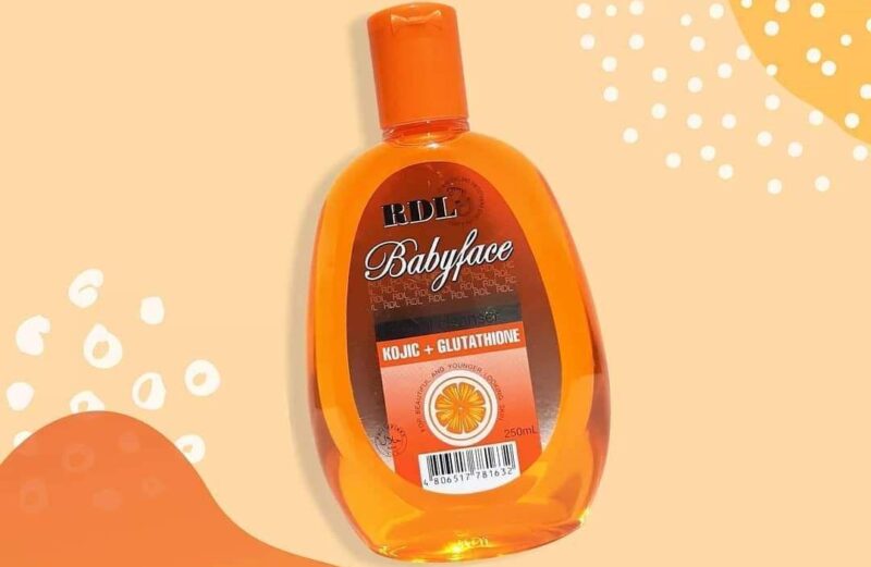 RDL Babyface Facial Cleanser with Kojic + Glutathione 250mL