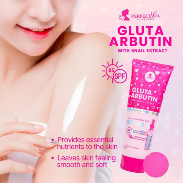 Perfect Skin Gluta Arbutin Whitening Body Lotion - 250ml - Image 3