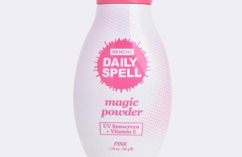 Bench Daily Spell UV Sunscreen + Vit E Magic Powder Pink – 50g