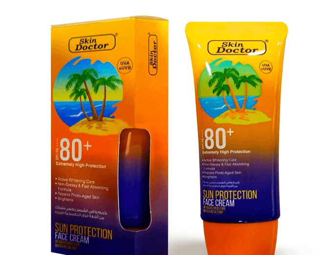 Skin Doctor Extremely High Sun Protection Face Cream SPF 80+ – 50g