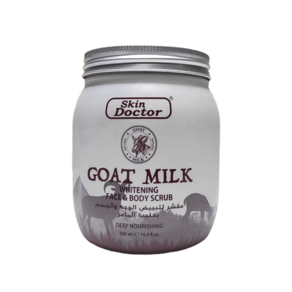 Skin Doctor Goat Milk Whitening Face & Body Scrub - 500ml