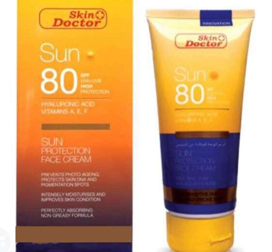 Skin Doctor Sun Protection Spf 80 Face Cream -150ml