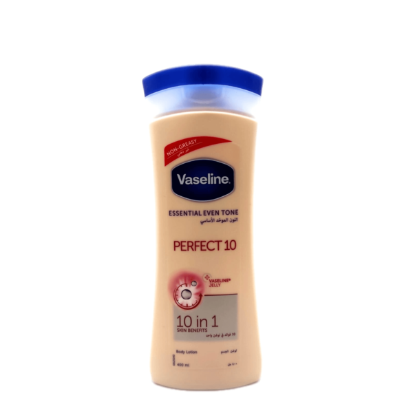 Vaseline Essential Even Tone Body Lotion Perfect 10 - 400ml - Pinoyhyper