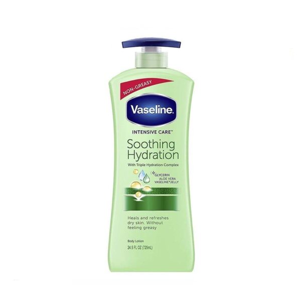 Vaseline Intensive Care Soothing Hydration Body Lotion (Green - 725ml) - Pinoyhyper