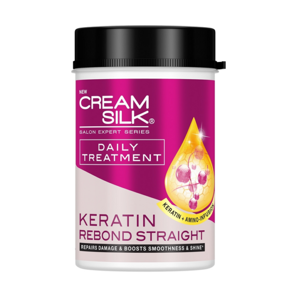 Cream Silk Daily Treatment Keratin Rebond Straight - 650ml - Image 2