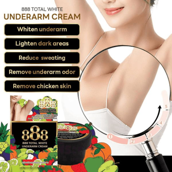 888 Total White Underarm Cream - Image 2