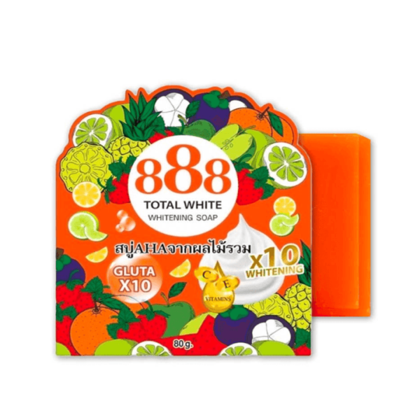 888 Total White 10X Whitening Soap - 80g