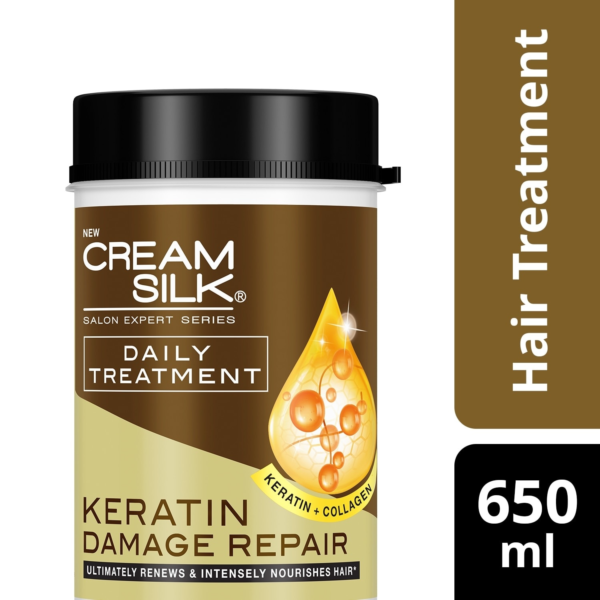 Cream Silk Daily Treatment Keratin Damage Repair - 650ml