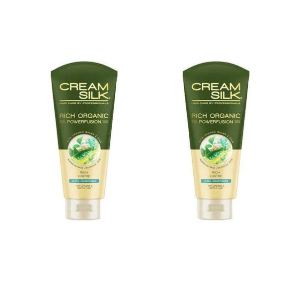 Cream Silk Rich Organic Lustre Ultra Conditioner 2×150ml(Offer) - Pinoyhyper