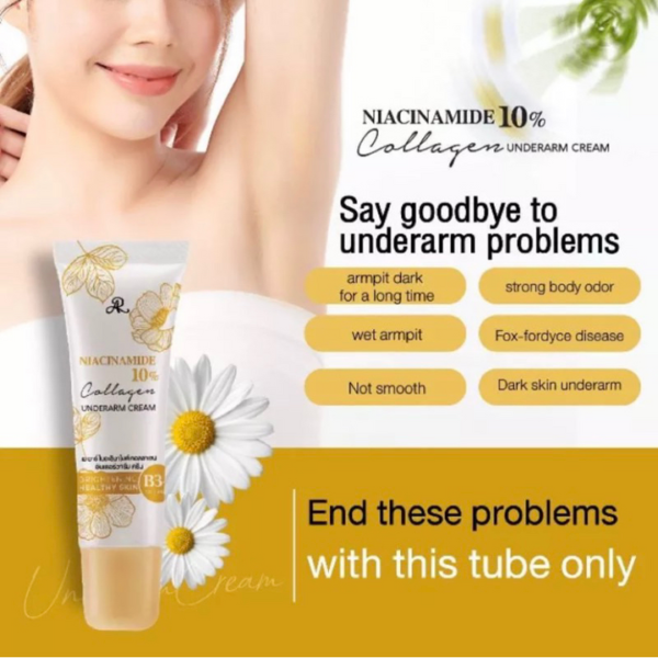 AR Niacinamide 10% Underarm Brightening Cream - 15g - Image 2