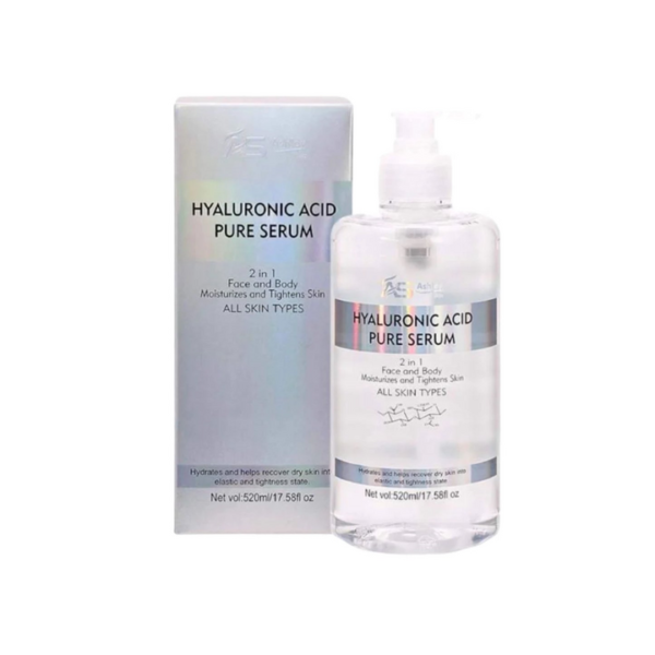 Ashley Shine Hyaluronic Acid Pure Serum 2 in 1 Face & Body 520ml