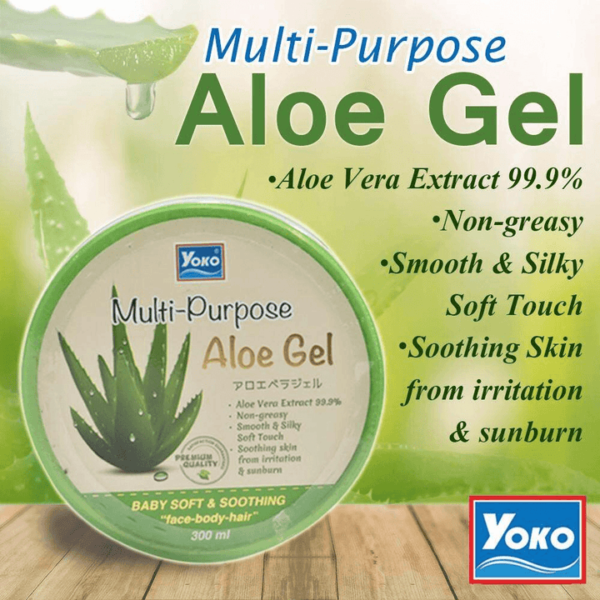 Yoko Multi-Purpose Aloe Gel Baby Soft & Soothing - 300ml - Image 8