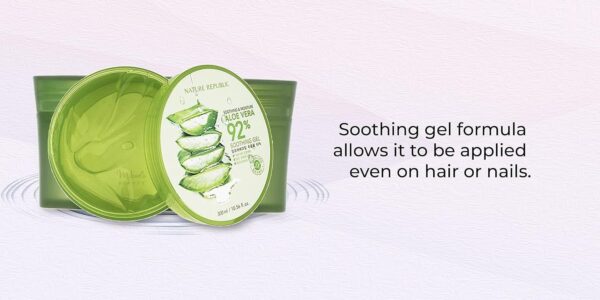 Nature Republic Soothing & Moisture Aloe Vera 92% Gel 300ml - Image 8