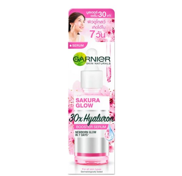 Garnier Skin Naturals Sakura Glow 30X Hyaluron Booster Serum 30 Ml - Image 2