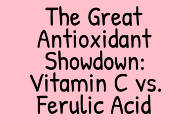 The Great Antioxidant Showdown: Vitamin C vs. Ferulic Acid