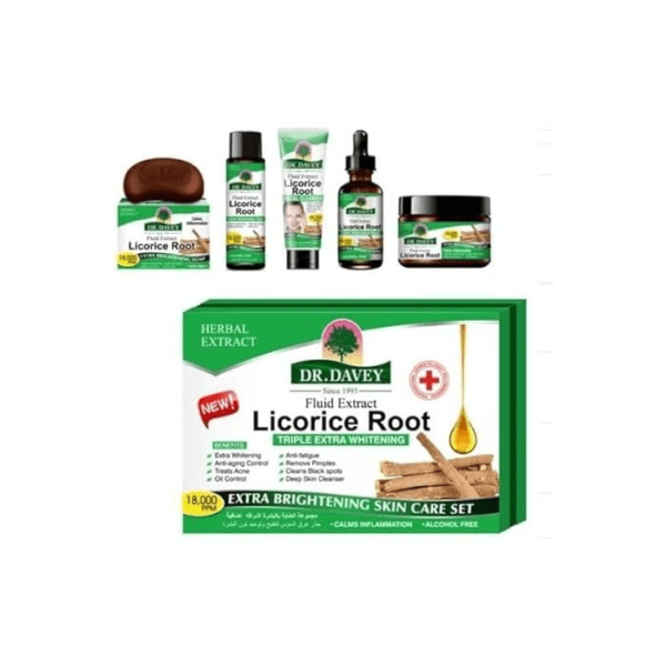 Dr Davey Licorice Root Extra Brightening Skin Care Set - Image 2