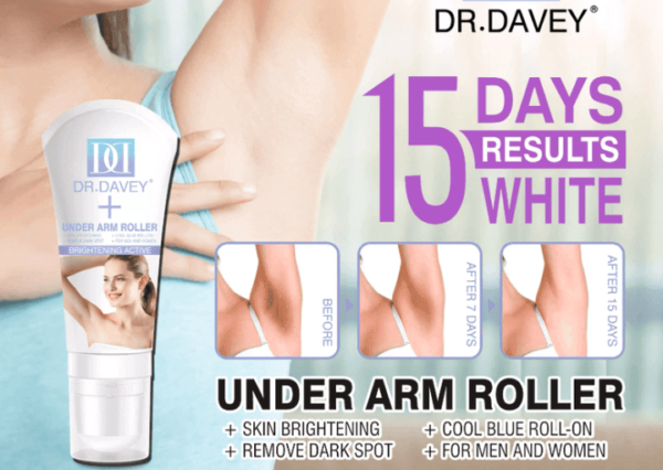 Dr. Davey Brightening Roll-On Underarm Active Liquid - 100ml - Image 3