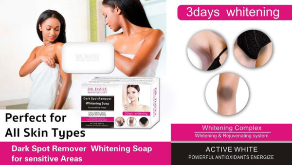 Dr. Davey Dark Spot Remover Whitening Soap For Sensitive Areas - 100g - Image 2