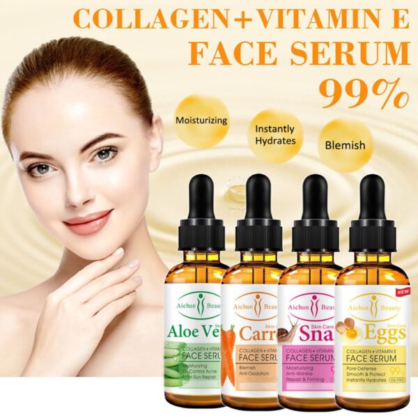 AICHUN BEAUTY Serum 99% Vitamin E Collagen Serum 30mL - Image 4
