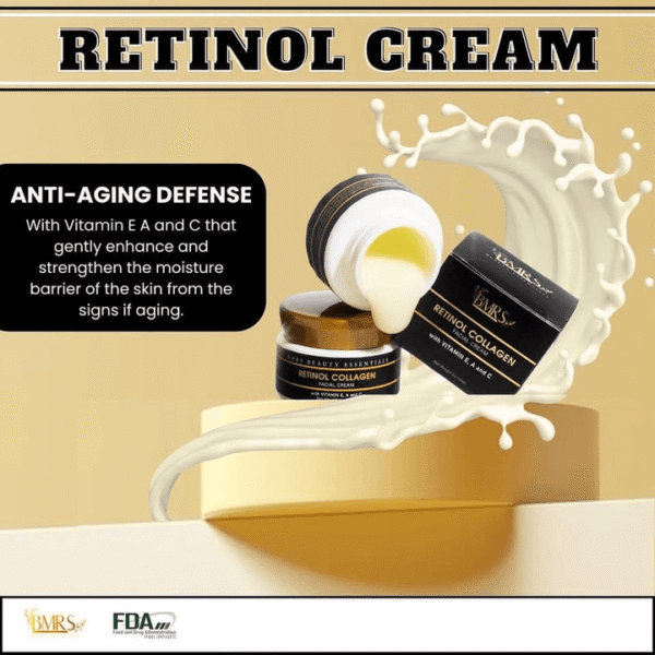 BMRS Retinol Collagen Facial Cream - 30g - Image 4