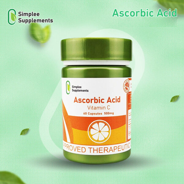 Simplee Ascorbic Acid Vitamin C 60 capsules - Image 4
