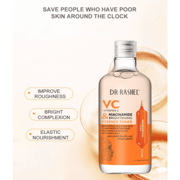 Dr.Rashel Vitamin C Niacinamide Brightening Essence Toner - 500ml - Image 6