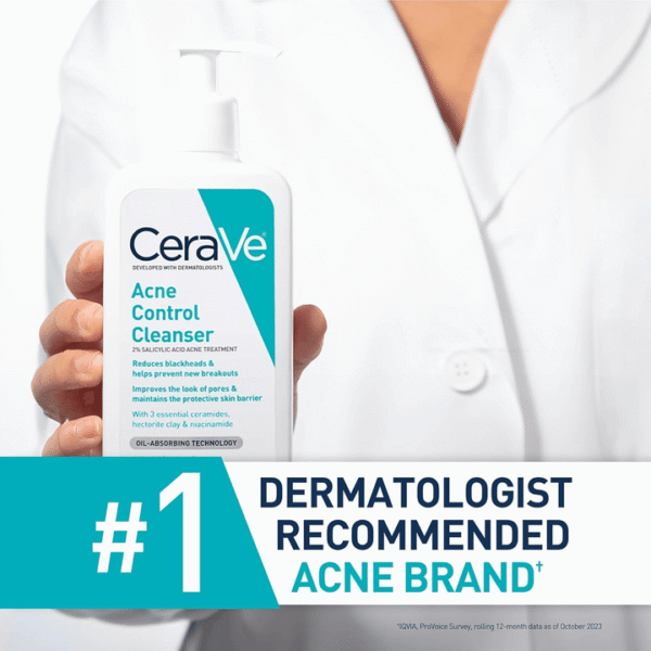 CeraVe Acne Control Cleanser - 237ml - Image 4
