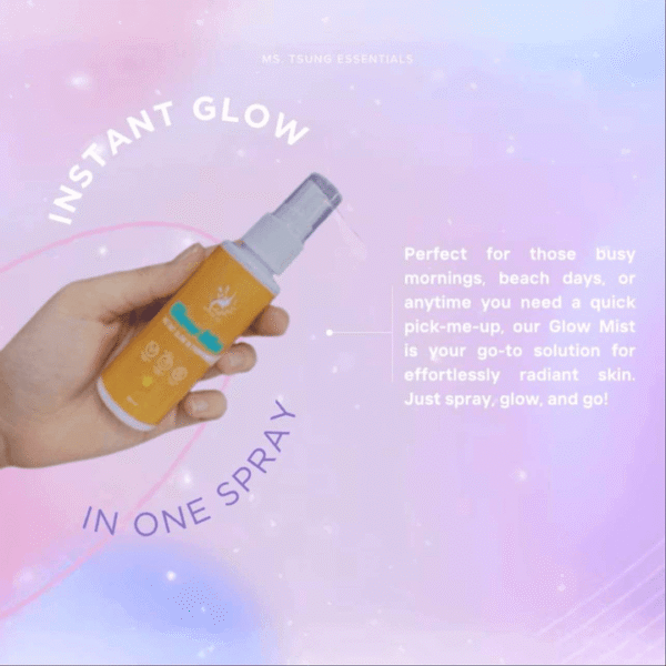 Ms. Tsung Essentials Glow Mist Sunscreen Spray SPF50 - 60ml - Image 3