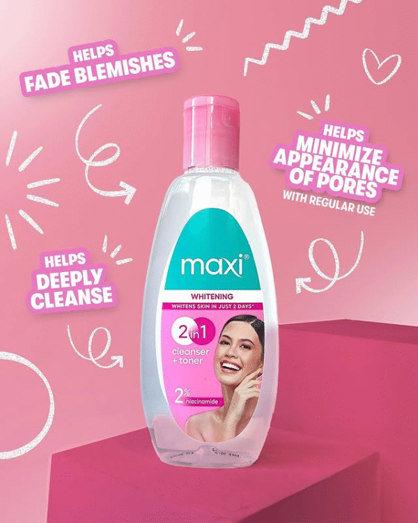 Maxi Whitening Cleanser + Toner - 135ml - Image 7