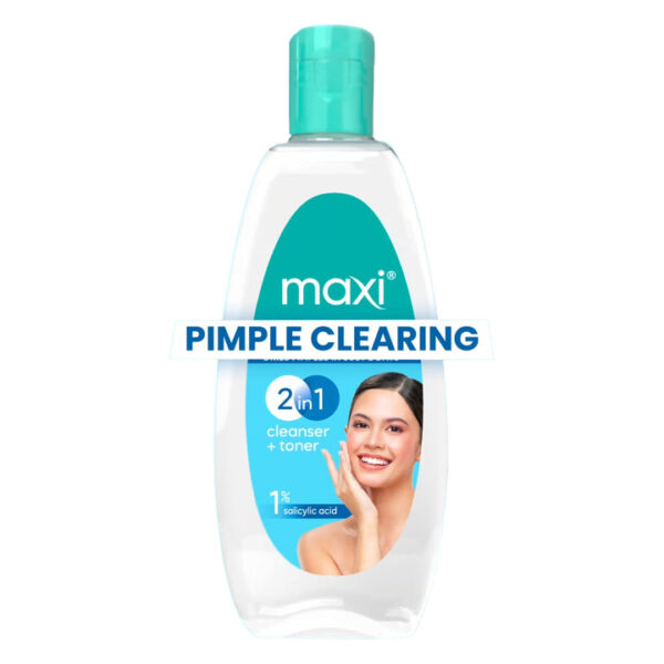 Maxi Pimple Clearing Cleanser + Toner - 135ml - Image 4