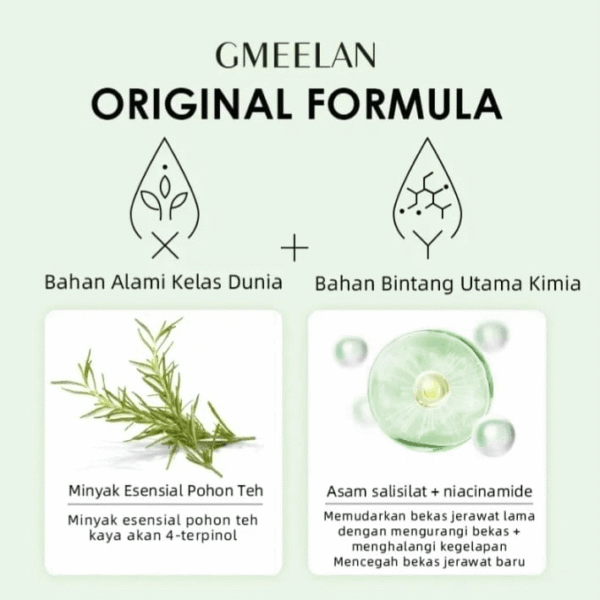 Gmeelan Tea Tree Acne Spot Removal Gel - 20g - Image 6