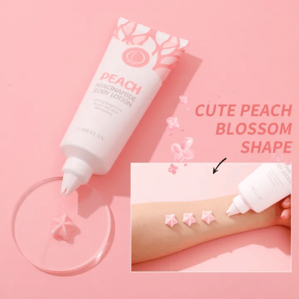 GMEELAN Peach Niacinamide Body Lotion - 100g - Image 7